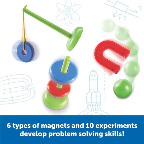 Kids‎ Ages 5+, Magnet Movers, Critical Thinking Skills, STEM Certified Toy - Picture 4 of 6